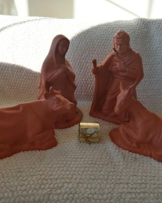 Presepe in terracotta.