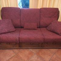 divano in legno massello 