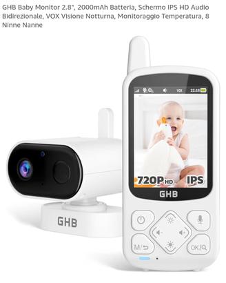 Baby Monitor GHB 2.8 2000mAh Batteria