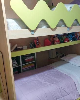 Letto a ponte.
