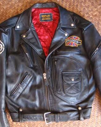 Giubbotto in pelle Replay vintage XL 