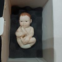 Statuina Bambino neonato Royal Copenhagen Nuova