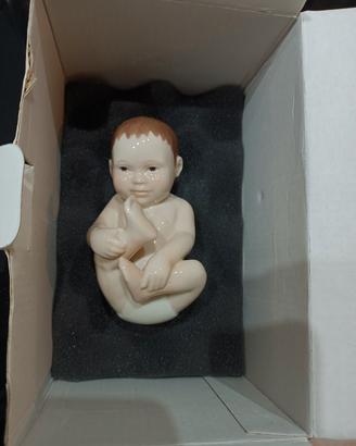Statuina Bambino neonato Royal Copenhagen Nuova