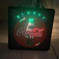 Insegna luminosa Coca Cola