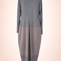 Vestito donna elegante grigio Much Money M abito 