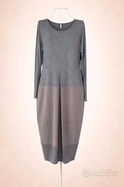 Vestito donna elegante grigio Much Money M abito 