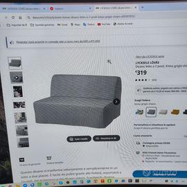 Divanetto 2 posti dell'Ikea matrimoniale
