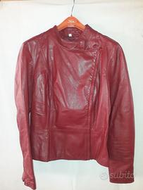 GIUBBOTTO PELLE BORGOGNA "SITELLI" DONNA TAGLIA 42