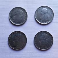 4 Monete Vaticano 100 Lire 1959-62
Serie completa 