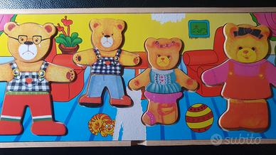 Puzzle in legno per bambini