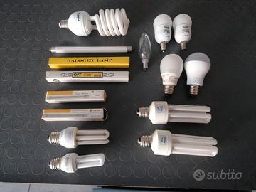 15 lampadine vari formati 5,00 euro