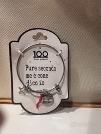 Bracciale rigido  “pure secondo me è come dico io”