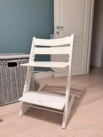 Sedia Stokke bianca