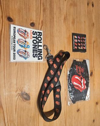 The Rolling Stones Lotto collezione Pass Concert