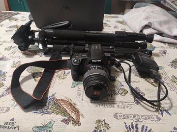 Macchina fotografica Reflex SLTA-37 nera+accessori