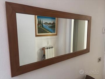 Specchio cornice legno
