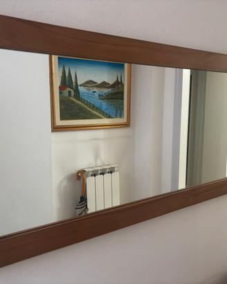 Specchio cornice legno