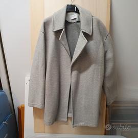 Giaccone Cappotto ZARA Basic - donna - Grigio - M