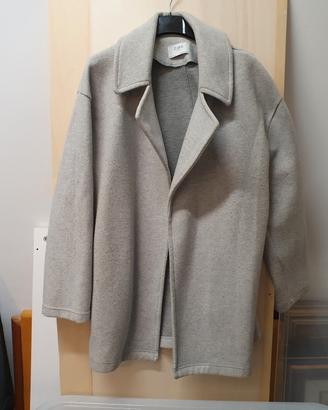 Giaccone Cappotto ZARA Basic - donna - Grigio - M