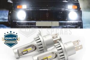 LAMPADINE LED H4 Per Fari LADA NIVA 6500K 8000LM