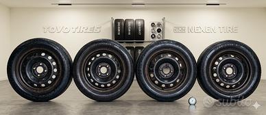 4 Cerchi in ferro da 14”Ideali per gomme invernali