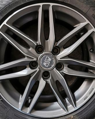 Cerchi in lega MSW 24 by OZ 16" + Gomme 205/55 R16