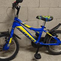 Bici blu bimbo 14"