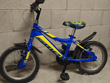 Bici blu bimbo 14"