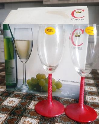 Set 12 Calici Vino Vintage "Royal Leerdam Corona"
