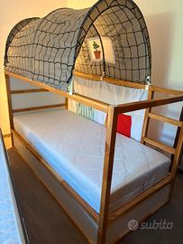 Letto ikea kura che diventa amche a castello