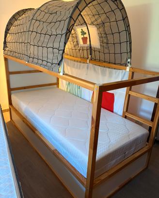 Letto ikea kura che diventa amche a castello