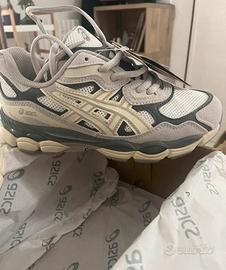 Asics gel cream & grey