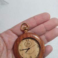 Raro Orologio da Tasca Lee Engineer in Legno