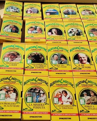 27 VHS Agatha Christie Collection DeAgostin
