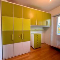 Armadio a ponte e cassettiera