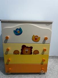 Cassettiera fasciatoio AZUR