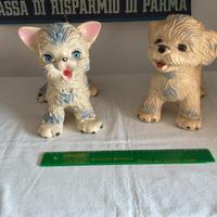 🟥Pupazzi Ledra Ledraplastic cane gatto🔵fischio