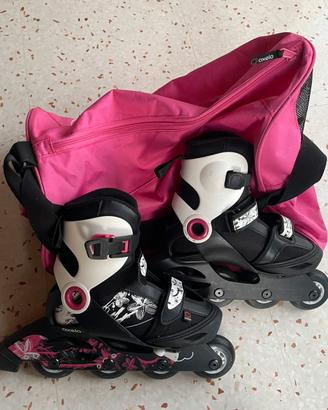 Pattini rotelle roller bambina 32-34