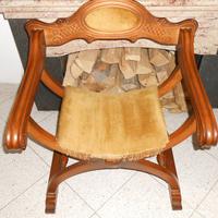 sedia dantesca savonarola rinascimentale SVENDITA