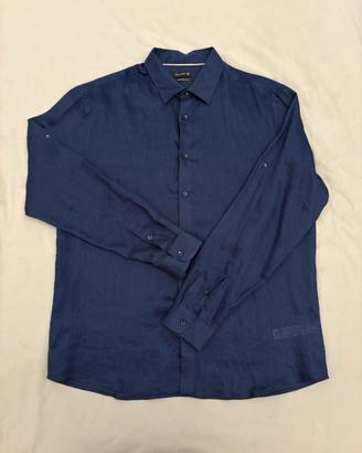 Camicia da uomo in lino Calliope XXL