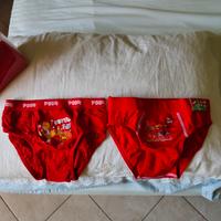 2 mutande Winnie the Pooh e babbo Natale 