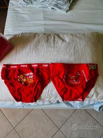 2 mutande Winnie the Pooh e babbo Natale 