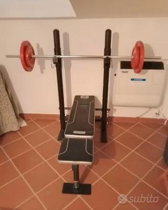 panca con bilanciere