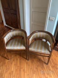 Panca e poltrone a pozzetto