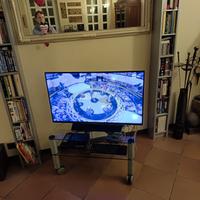 CARRELLO PORTA TV IN CRISTALLO