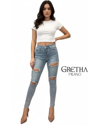 Stock 47paia di jeans skinny Push up Gretha Milano