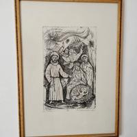 Acquaforte di Carlo Bonacina, 1979. Copia 5/10.