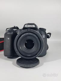 Canon EOS 70D + 50mm f/1.8 STM + Accessori