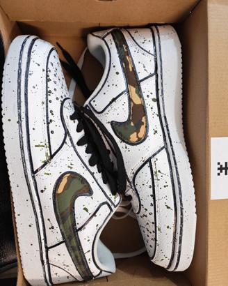 Nike Court Vision Low Swoosh Uomo Custom by Seddys