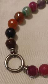 Collana Girocollo in vetro multicolore